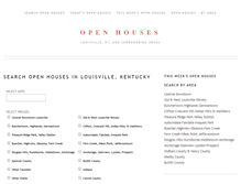 Tablet Screenshot of openhouseslouisvilleky.com